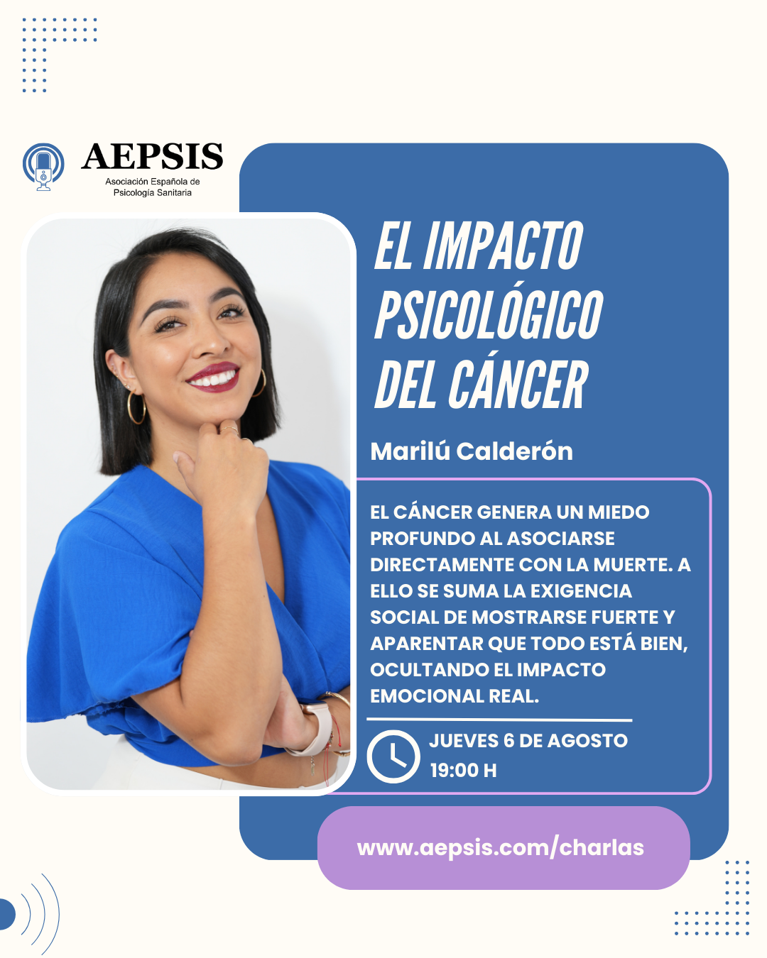 El impacto psicológico del Cáncer